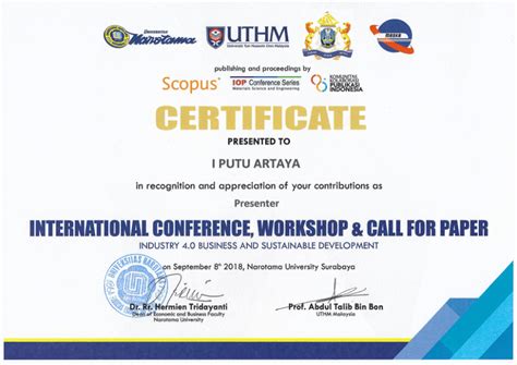 INTERNATIONAL CERTIFICATE OF .